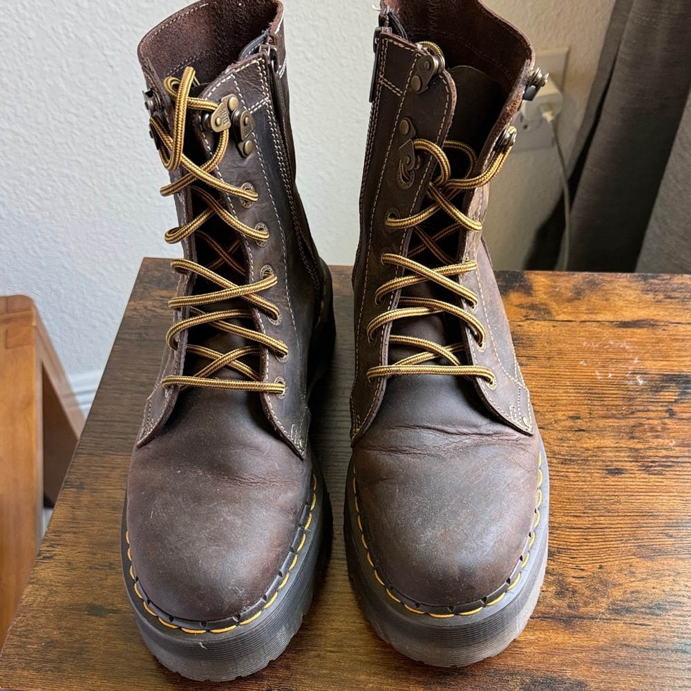 Dr. Martens Jadon Arc Dark Brown Leather Men's Boots